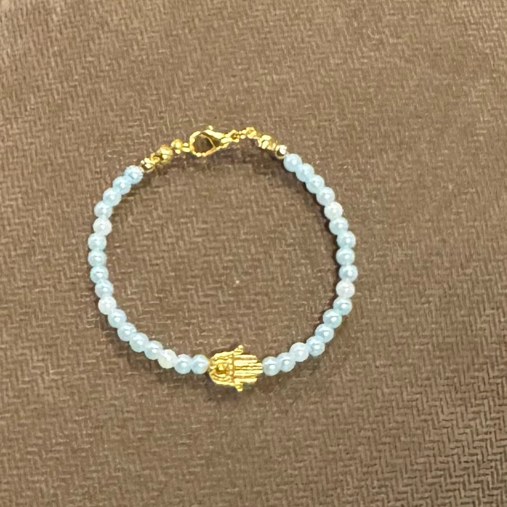 New Handmade hamsa Beaded Bracelet